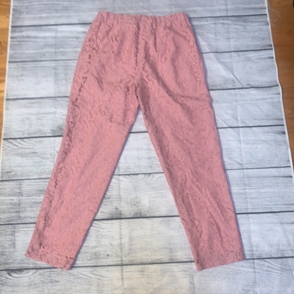 J. CREW Blush Pink Lace Ankle Pants - Picture 4 of 11